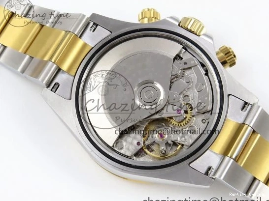 0204 Daytona 116523 SS YG VRF 1:1 Best Edition White Diamonds Dial on SS YG Bracelet A Premium 1644